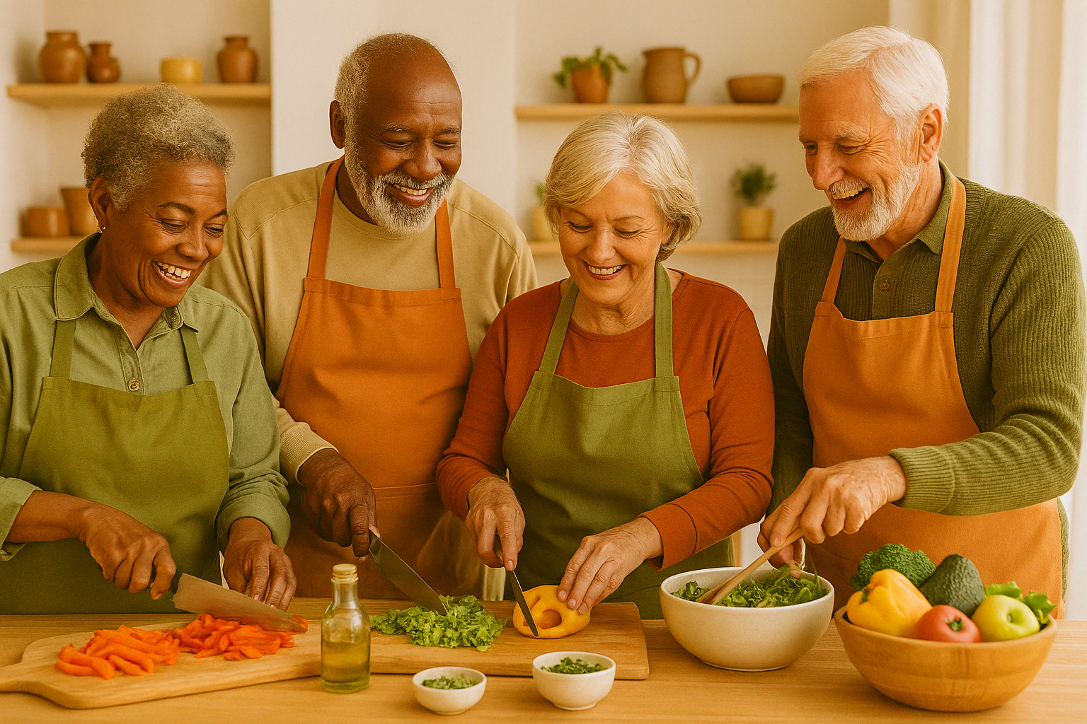 Atelier de cuisine senior Atelier de cuisine senior